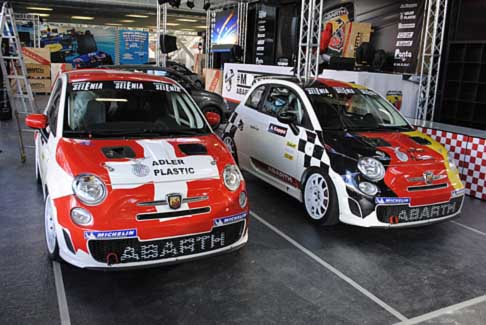 Abarth - Le auto racing Abarth che si prepara per lapertura alla stampa di domani