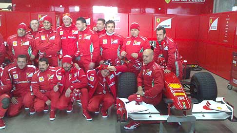 Ferrari - Team Ferrari F1 al Bologna Motor Show 2012
