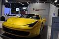 Ferrari 458 Italia gialla del Museo Ferrari al padiglione Luxury Time al Motor Show 2012 di Bologna