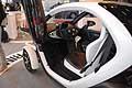 Interni Renault auto elettrica Twizy padiglione Electric City al Motor Show 2012 di Bologna