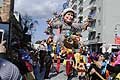 Carnevale di Putignano 2015 I sette vizzi capitali. Carro allegorico Cotti e Mangiati