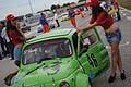 Ragazze in pit lane fiat 500 driver Cuomo Domenico al Challenge del Levante 2012