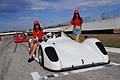 Ragazze del paddock vicino alla monoposto Radical SR3 Suzuki al Challenge del Levante 2012 presso lAutodromo del Levante di Binetto