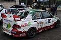 Mitsubishi Lancer Evo driver lady Pedroni Gabriella in parco chiuso alla Coppa Selva di Fasano 2016