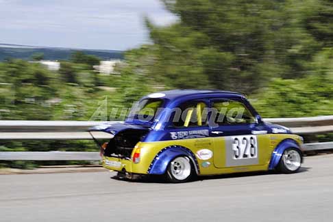 Coppa Selva di Fasano 2016 - Fiat 500 racing del Driver Procino Domenico in Gara 1 alla Coppa Selva di Fasano 2016