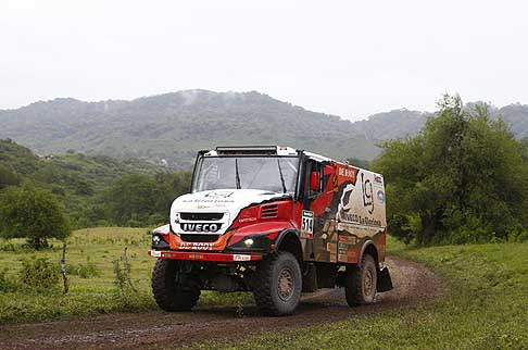 3^ tappa Rally - Dakar 2016 - 3^ tappa il Camion Iveco del driver Villagra Federico giunto terzo in questa tappa