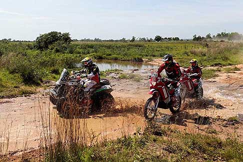 Dakar 2017 - Paraguay, Bolivia, Argentina - Dakar 2017 moto e quad in azione al 1 Stage