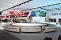 Detroit Auto Show 2014 preparativi stand Toyota