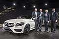 Conferenza stampa Mercedes Classe C al Salone di Detroit 2014 con Andreas Renschler, Dr. Dieter Zetsche, Professor Dr. Thomas Weber e Ola Kllenius