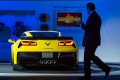 Vista posteriore della Chevrolet Corvette Z06, premiere del Salone di Detroit