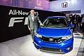 Vista frontale della nuova Honda Fit, al Naias di Detroit