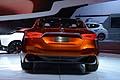 Vista posteriore dell'anteprima mondiale Nissan Sport Sedan Concept, al Naias di Detroit