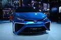 La Toyota FCV Concept, in mostra a Detroit, si presenta come una berlina media a 4 porte.