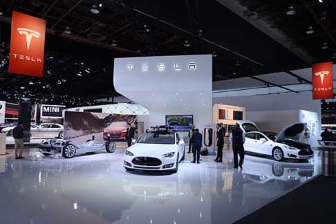 Detroit-Auto-Show Tesla