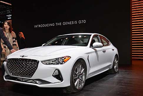 Genesis - Genesis G70 ha superato gli standard di riferimento basati su innovazione, design, sicurezza, handling, soddisfazione del guidatore e valore in termine monetario