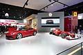 Ferrari F12berlinetta e Monoposto di Formula 1 Ferrari al Detroit Autoshow 2013