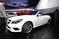 Mercedes Benz E Class Cabriolet white al Salone di Detroit 2013