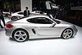 Auto sportiva Porsche Cayman fiancata laterale al Salone di Detroit 2013