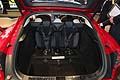 Tesla Model S bagagliaio con sediolini per bambini al NAIAS di Detroit 2013