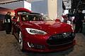 Tesla Model S calandra anteriore al salone di Detroit 2013