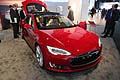 Tesla Model S supercar trazione elettrica Autoshow di Detroit 2013