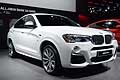 BMW X4 M40i SUV al Detroit Auto Show 2016