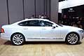 Volvo S90 white laterale al Detroit Auto Show 2016