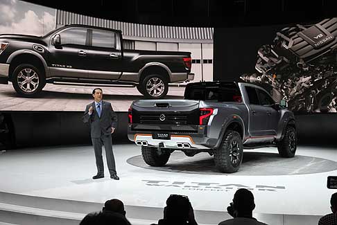 Nissan - Forza e dinamismo si concentrano nel Nissan Titan Warrior Concept