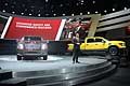 Carlos Ghosn President and Cheif Executive Nissan Motors with the 2016 Nissan Titan at the 2015 NAIAS in Detroit
