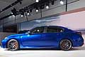 Lexus GS F vista laterale al Salone Internazionale di Detroit 2015