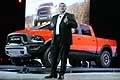 RAM 1500 Rebel MY2015 and Bob Hegbloom at the Naias 2015 of Detroit