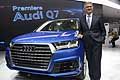 Rupert Stadler Chairman of the Board of Managment for Audi with the Audi Q7 at the NAIAS 2015