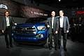 Toyota executives with the worldwide reveal of the Tacoma at the 2015 NAIAS in Detroit