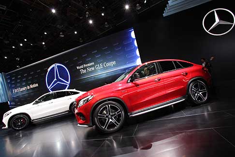 Mercedes - Mercedes GLE Coupe, presentato al Salone di Detroit in anteprima mondiale