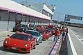 Ferrari pronte a scendere in pista allAutodromo del Levante - 6 Giugno 2015