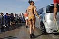 Spettacolo Hot del Sexy Car Wash al Donne & Motori Show 2015