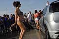 Sexy Car Wash caliente al Donne & Motori Show 2015 a Binetto