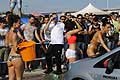 Sexy Car Wash con le accattivanti e sensuali Maristella e Sharon, che si sono presentate, in bikini succinti e la new entry Mary al Donne e Motori Show