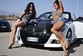 Supercar BMW cabriolet al Donne & Motori Show 2012. Auto BMW e Sexy girls