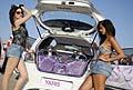 Hi-Fi cars Toyota Yaris che a messo il recor d con 151,9 nella categoria Pro NW6 al Donne & Motori Show 2012 di Binetto
