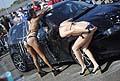 Lavaggio sexy per il Sexy Car Wash al Donne&Motori Show edizione 2012