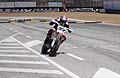 Moto Honda biker Lentini Gennaro in pista in pista allAutodromo del Levante edizione 2012