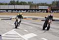 Moto sul rettilineo della pista di Binetto Trofeo Interregionale Motorsannio allAutodromo del Levante 2012