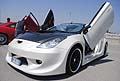 Auto supercar tuning bianca e nera al Donne Motori Show 2012
