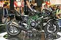 Debutto della moto Kawasaki Ninja H2 allEicma 2014 di Milano