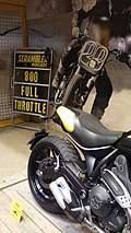 Scambler Ducati Full Throttle posteriore allEicma 2014 di Milano