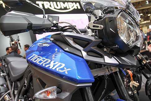 Eicma 2014 - Triumph Tiger 800 XRx stradale allEicma 2014 di Milano