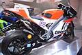 Moto Ducati del biker Andrea Dovizioso allEicma 2015 di Milano
