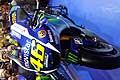 Moto GP Yamaha di Valentino Rossi pluri campione allEicma 2015 di Milano