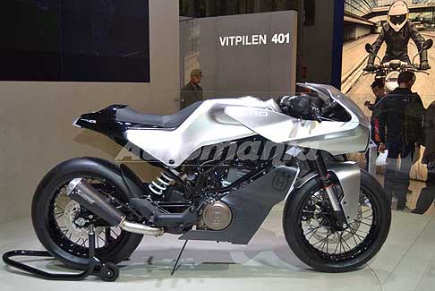 Husqvarna Eicma 2016 - Bike Husqvarna Vitpilen 401 moto leggera e minimale nel look